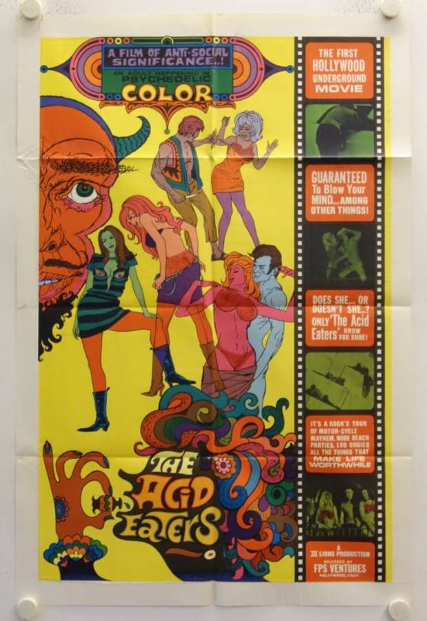 The Acid Eaters original release US Onesheet movie poster